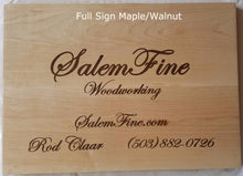 Business Card Sign
